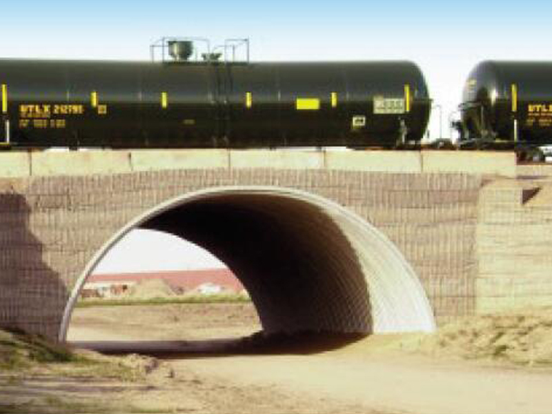 Corrugated Steel Bridge for Railway Infrastructure