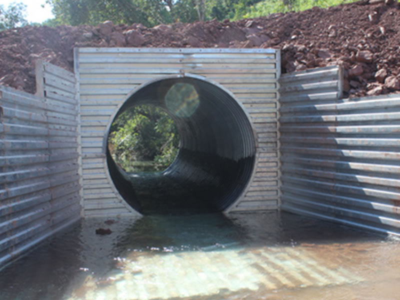 Corrugated Steel Pipe Headwalls