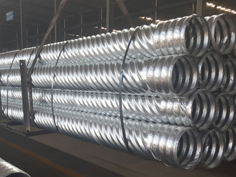 Helical Corrugated Metal pipe