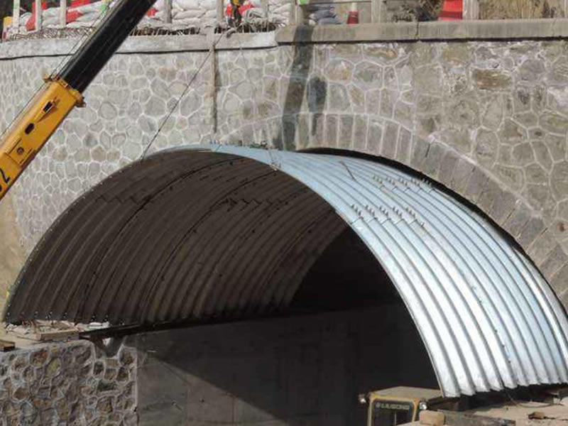 Low Profile Arch Corrugated Steel Arch Culvert