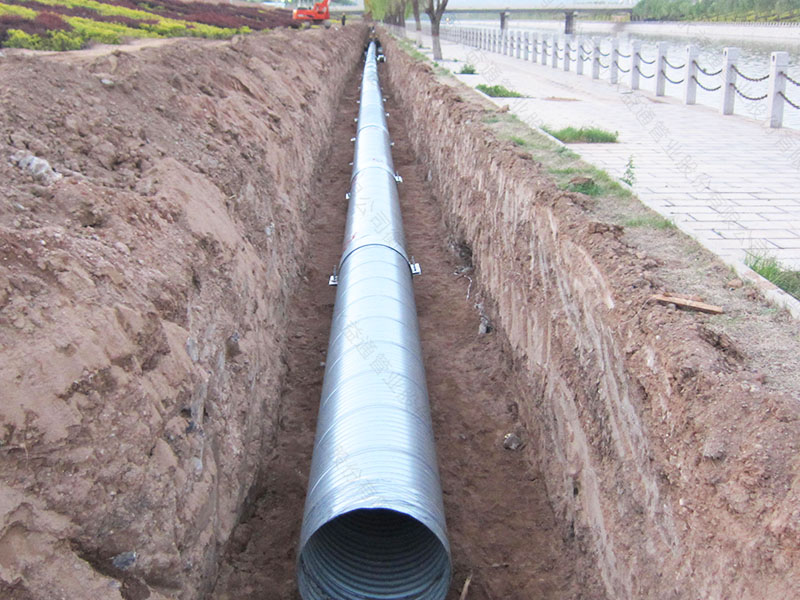 Spiral Corrugated Steel Pipe in Municipal Projection