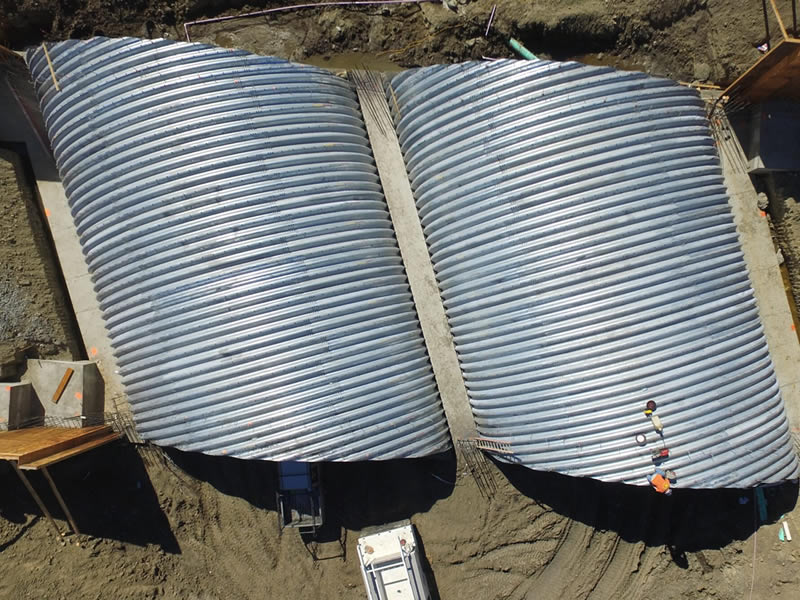 Nestable Drainage Corrugated Steel Pipe