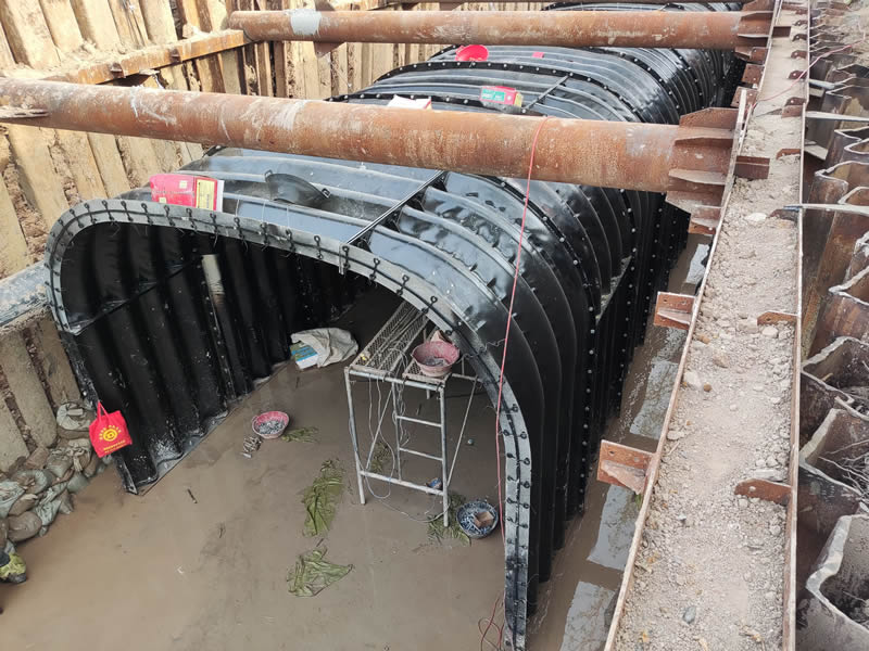 Storm Drainage Corrugated Steel Pipe Box Culvert